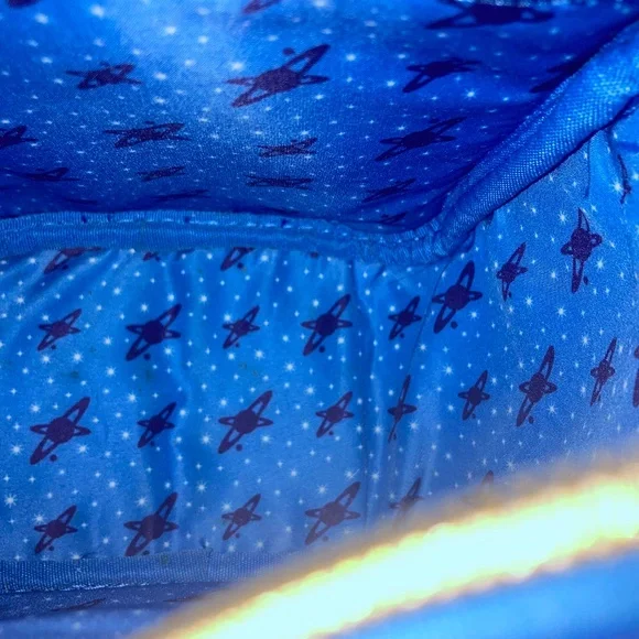 Loungefly Disney’s Treasure Planet Crossbody Bag Space Sailing Jim Blue Purse! - Picture 3 of 3